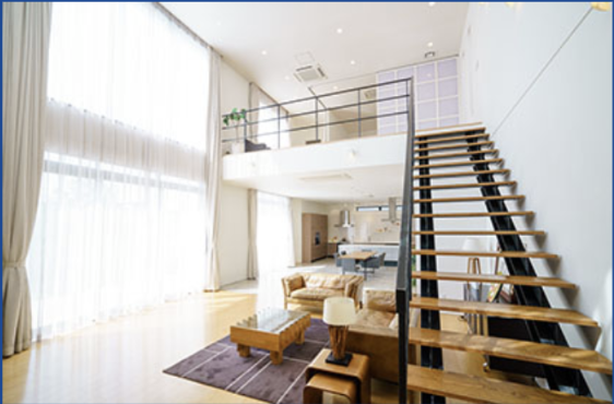 メゾネット空間に大幅リフォーム